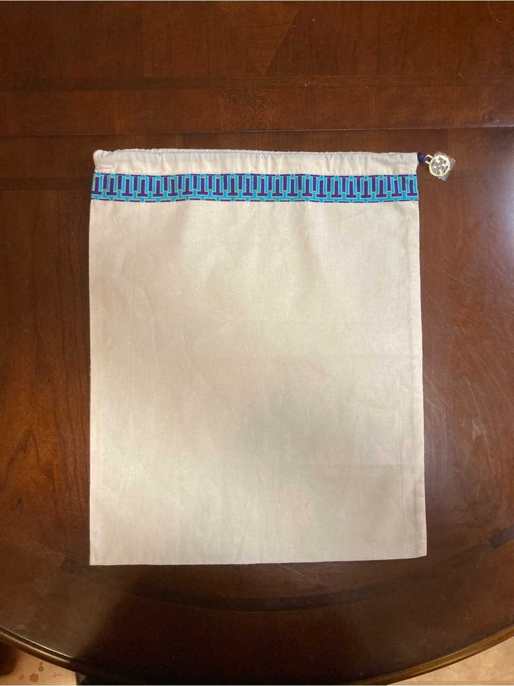 Tory Burch Cream Colored Drawstring Dust Bag NWOT - Picture 2 of 6